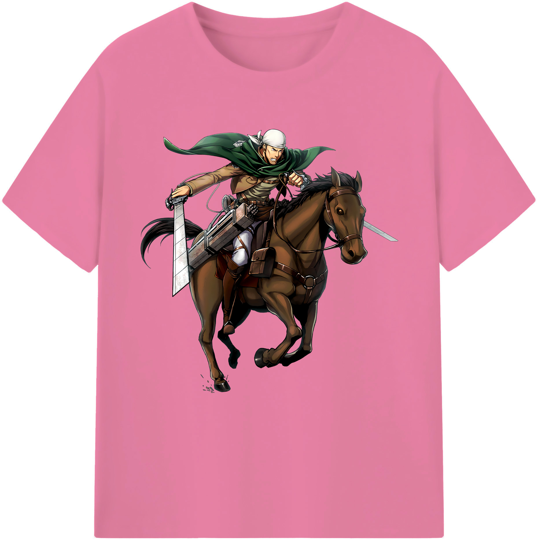 （画像用） 進撃の巨人 Attack on Titan 綿100％半袖Tシャツ（フロントプリント）
